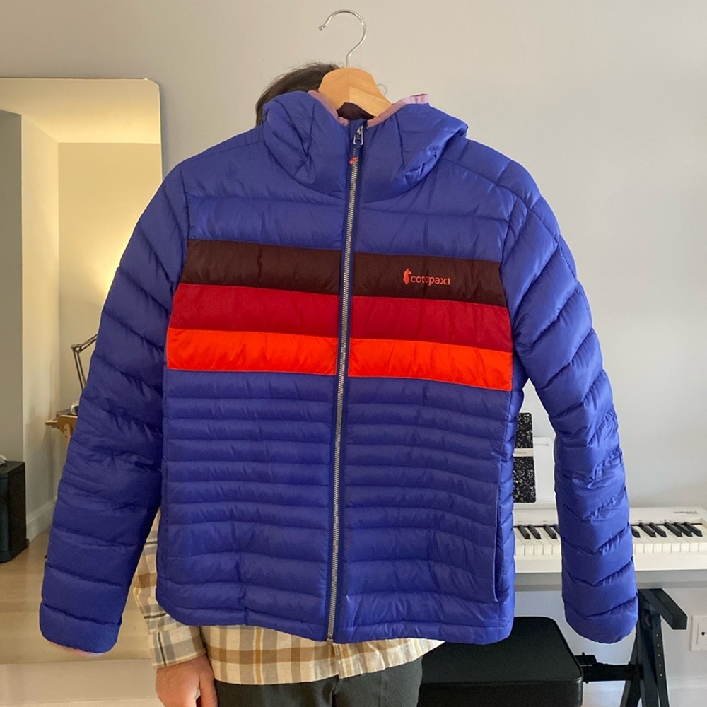 Cotopaxi women’s fuego hooded down jacket